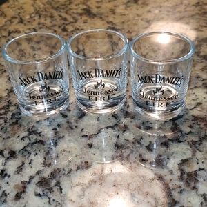 Set of 3 Jack Daniel's Fire shot glasses